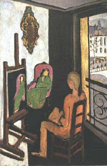 The Painter and His Model,, Henri Matisse